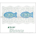 promotional fish shape pvc bath mat